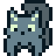 Site Logo, a pixel wolf